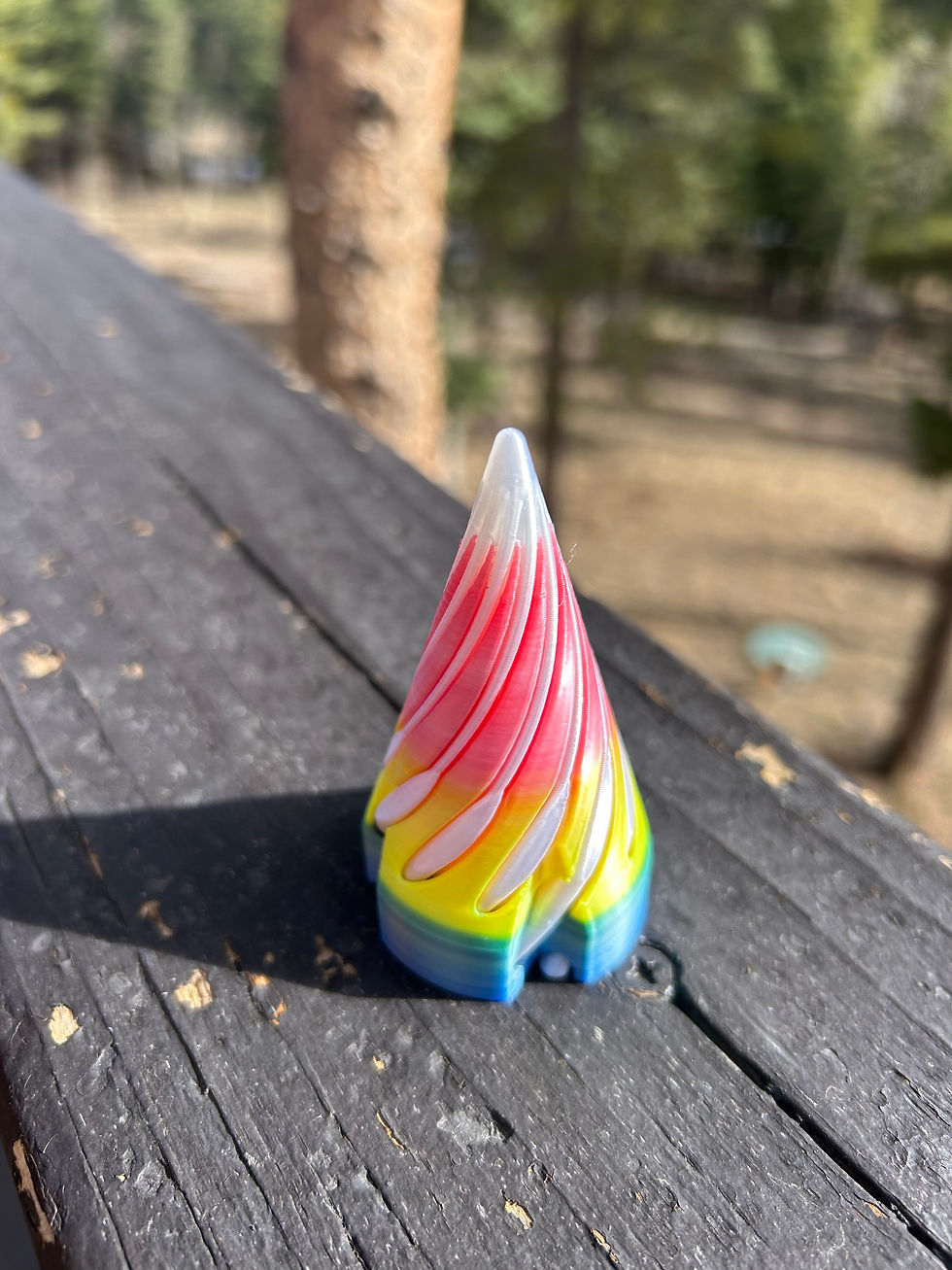 Thumbnail: Rainbow with White Large Cone Passthrough