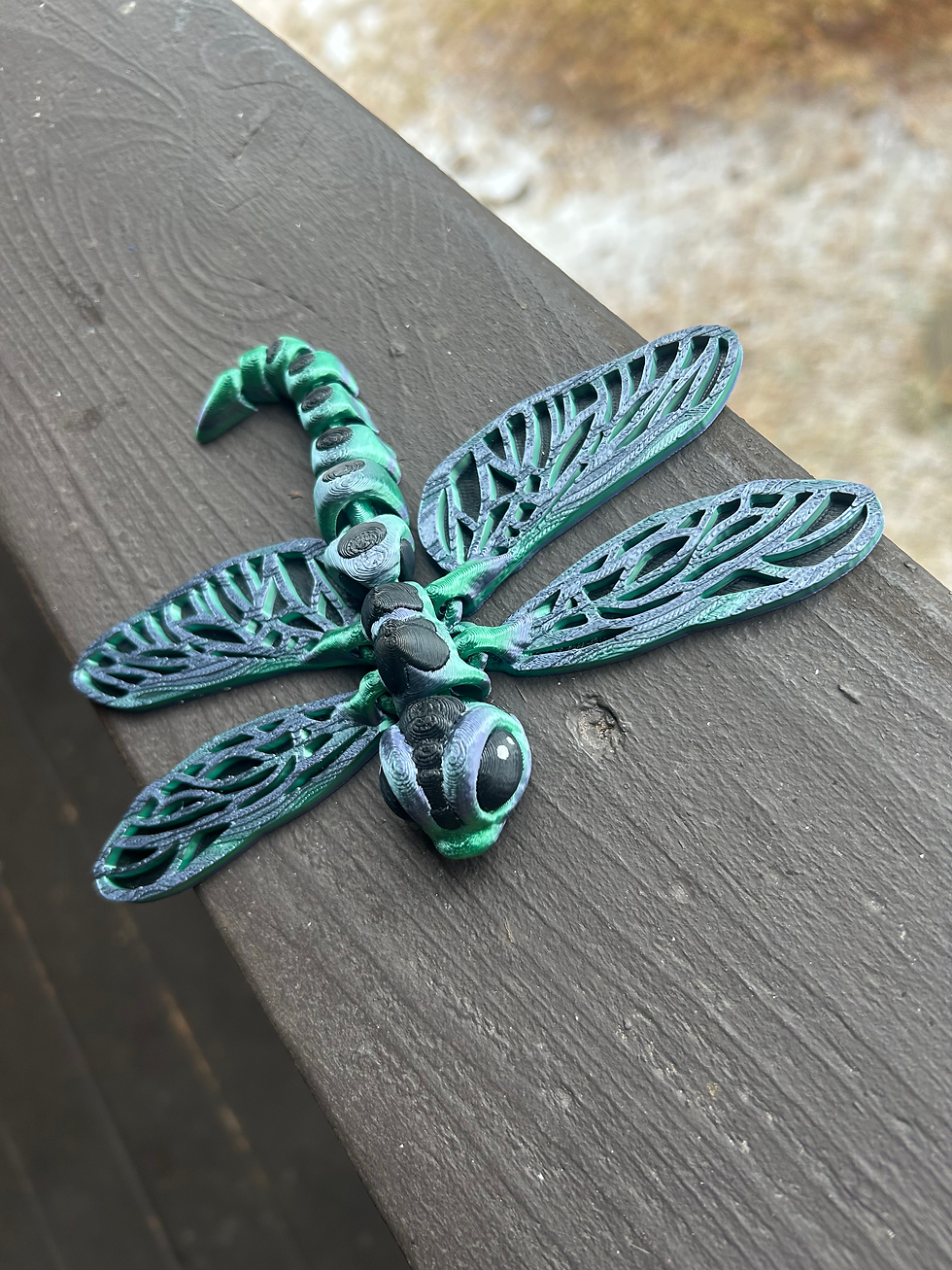 Green Baby Dragonfly