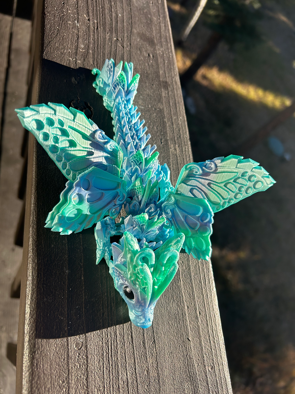 Thumbnail: Blue/Green Baby Fae Wolf Dragon