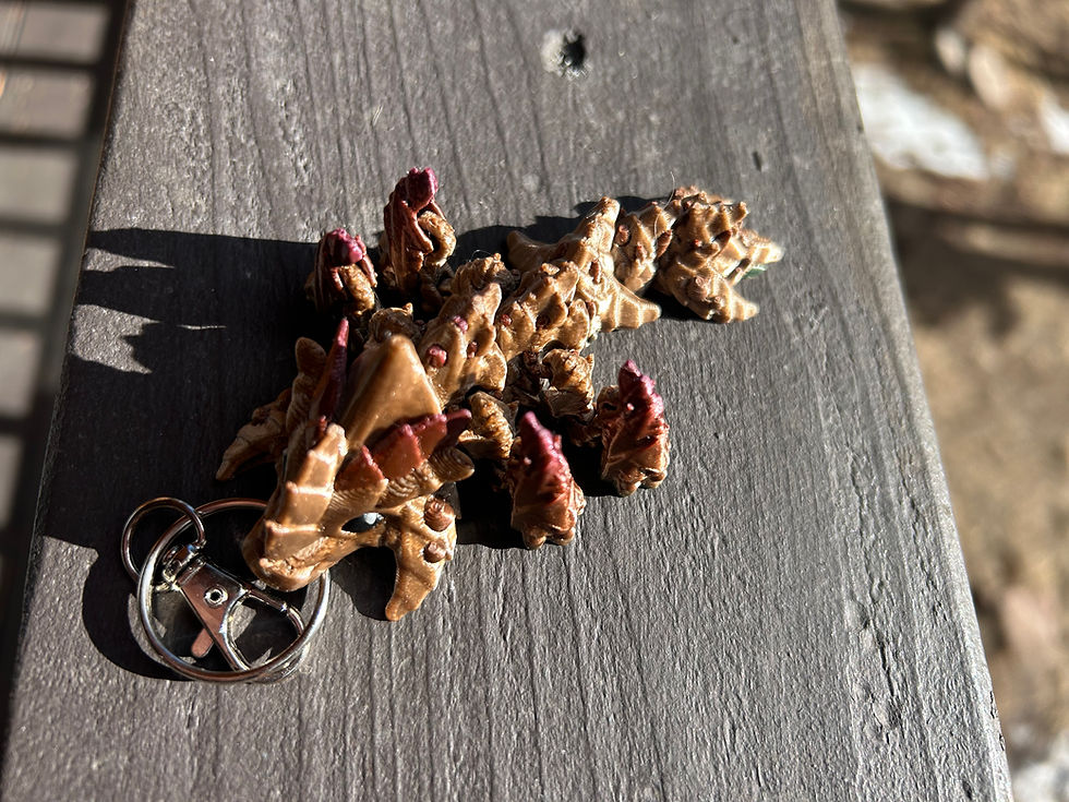 Thumbnail: Brown Dune Striker Keychain
