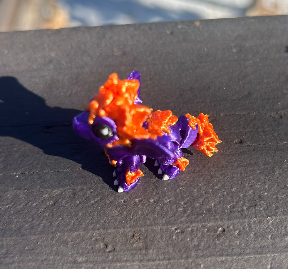 Thumbnail: Blue/Orange Tiny Leaf Dragon Hatchling (Possible)