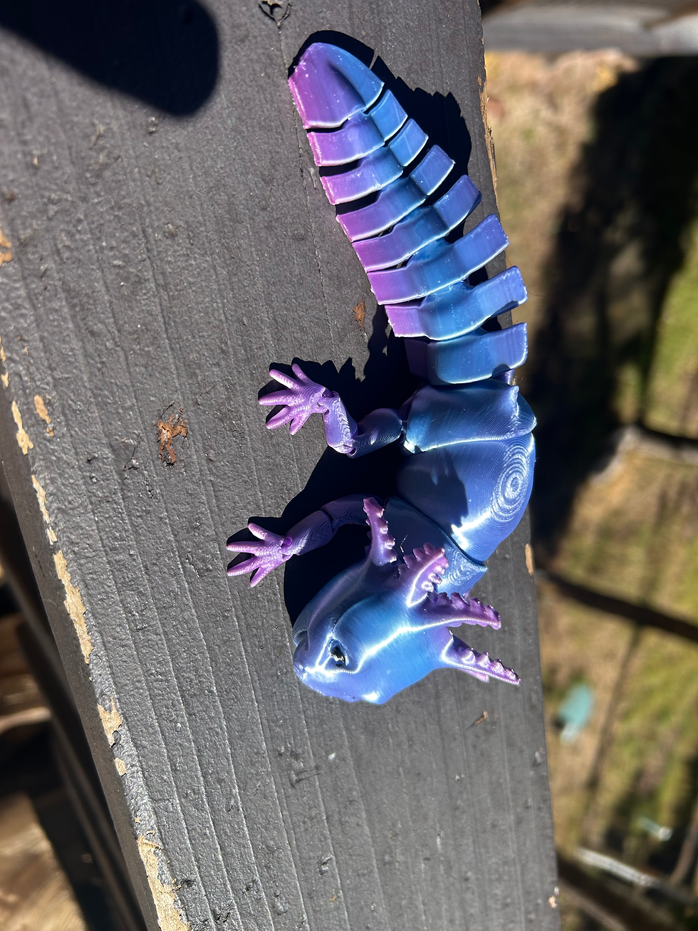 Thumbnail: Blue and Purple Baby Axolotl