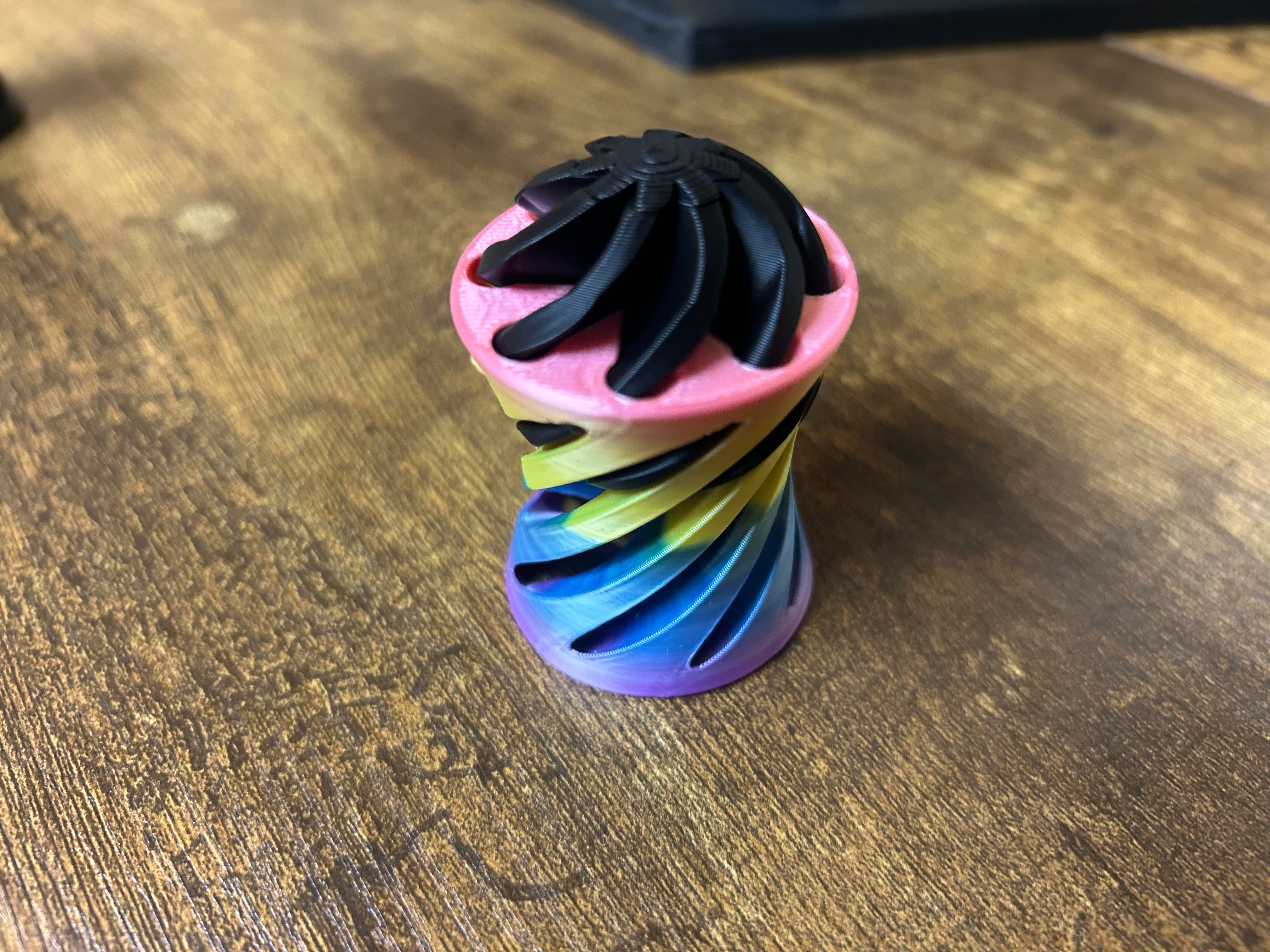 Rainbow with Black Ball Passthrough