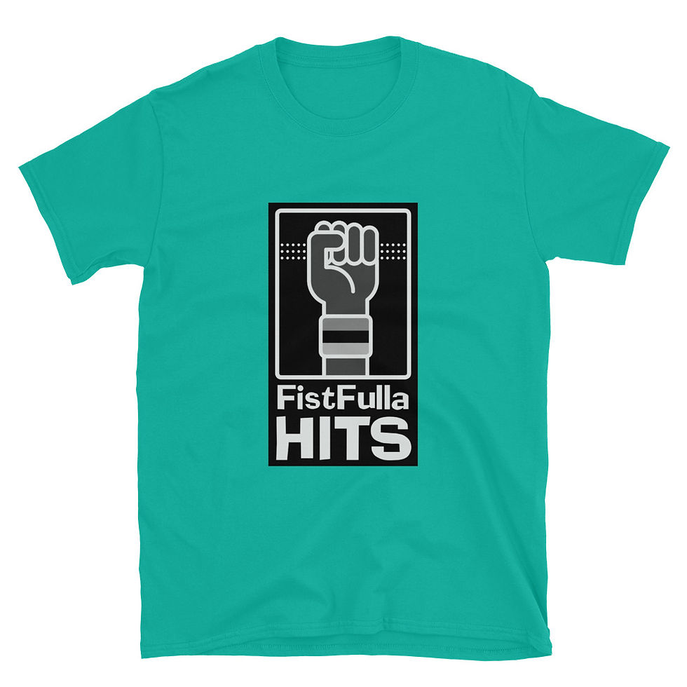 Thumbnail: Fist Wit Txt Short-Sleeve Unisex T-Shirt