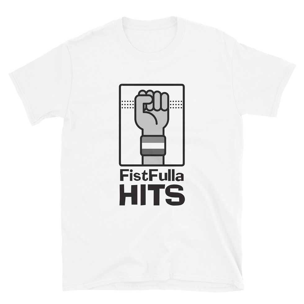 Thumbnail: Fist Blk Txt Short-Sleeve Unisex T-Shirt
