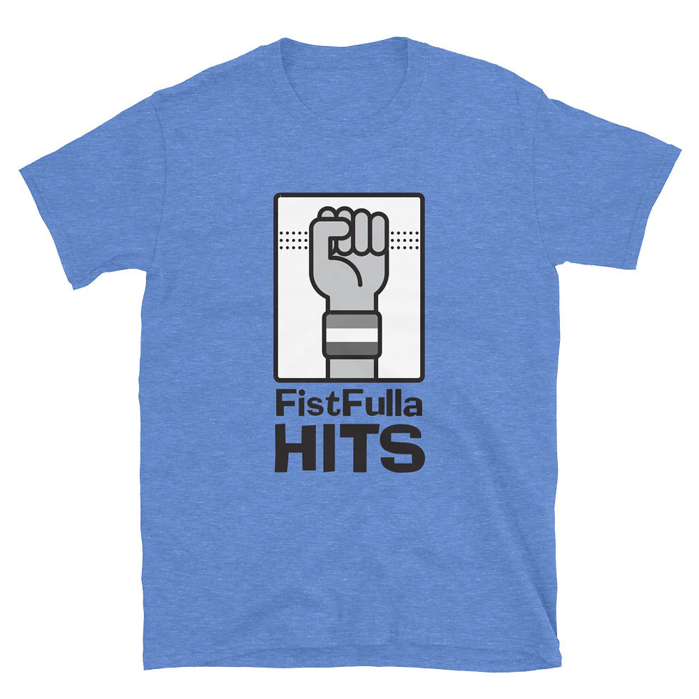 Thumbnail: Fist Blk Txt Short-Sleeve Unisex T-Shirt