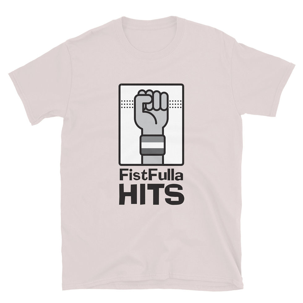 Thumbnail: Fist Blk Txt Short-Sleeve Unisex T-Shirt