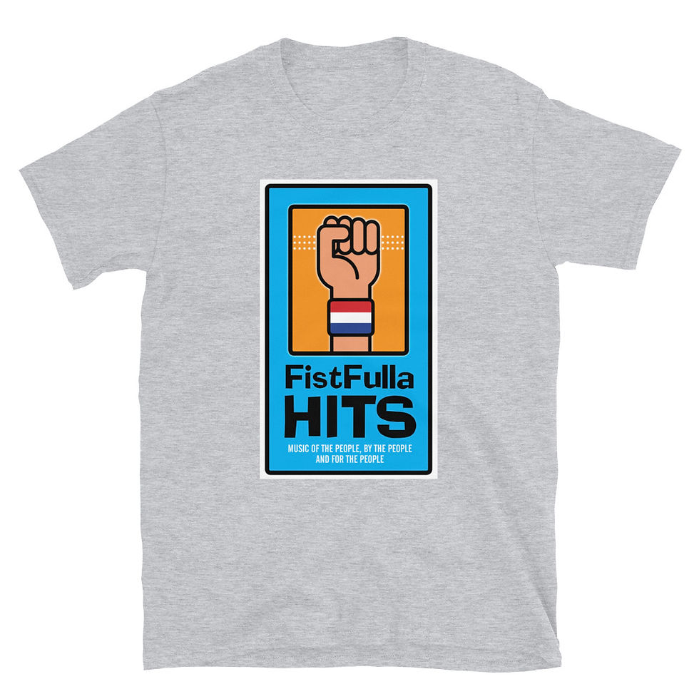 Thumbnail: Fist Blue Unisex T-Shirt