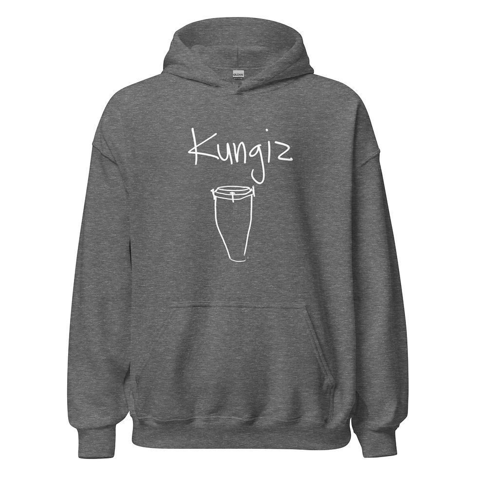 Thumbnail: Kungiz Wht Txt Unisex Hoodie