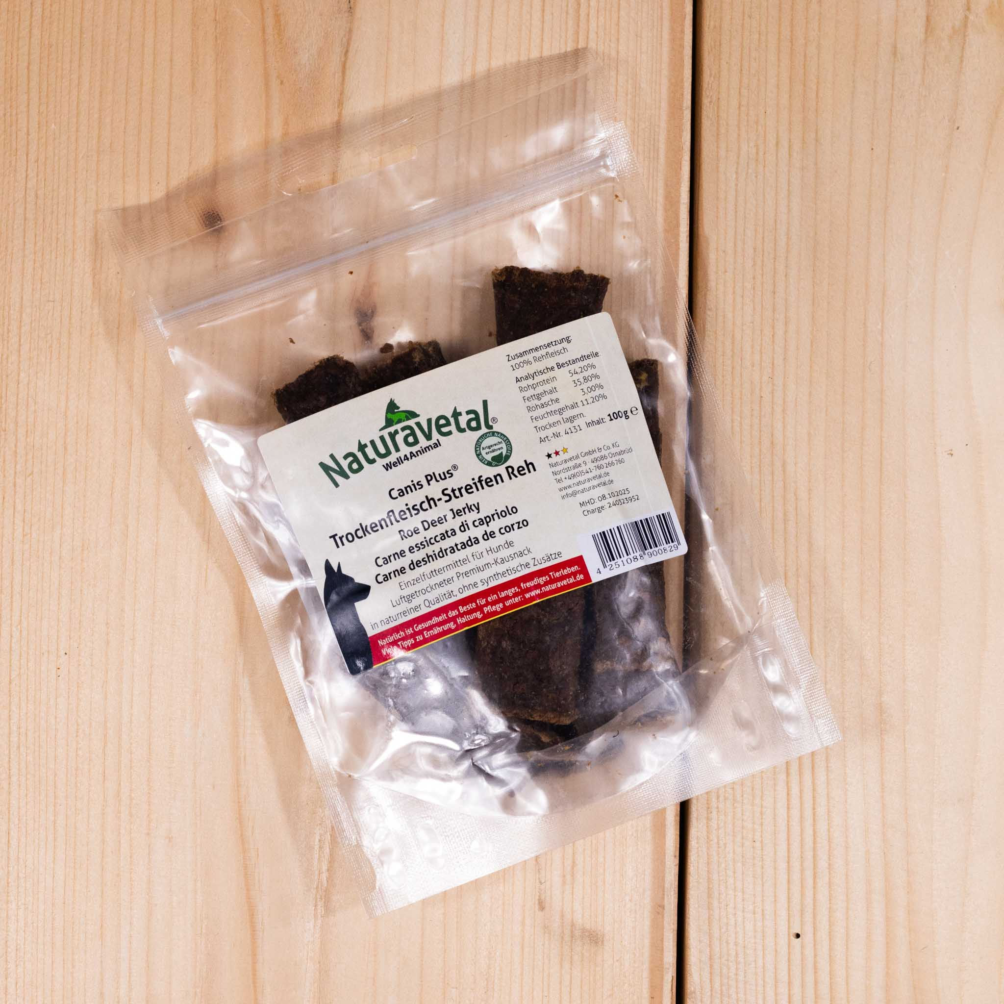 Strisce di Carne Essiccata di Capriolo 100g