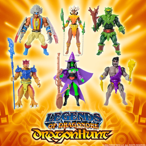 Legends of Dragonore Wave 2: Dragon Hunt Complete Set | Formo Toys