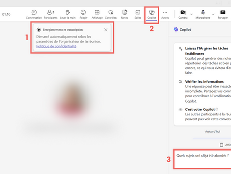 Microsoft Copilot dans Teams
