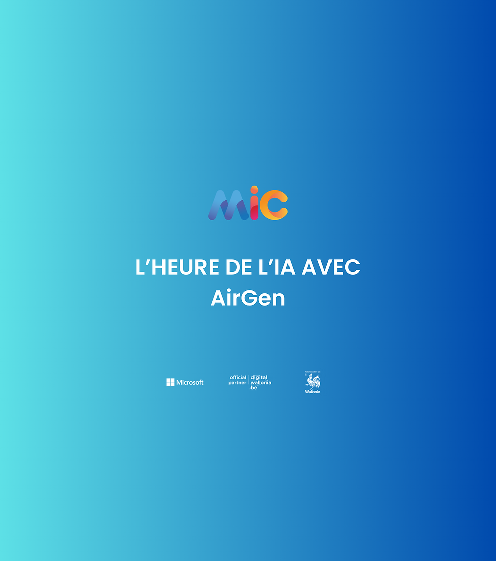 L'heure de l'IA avec Maxime Schifflers de chez AirGen