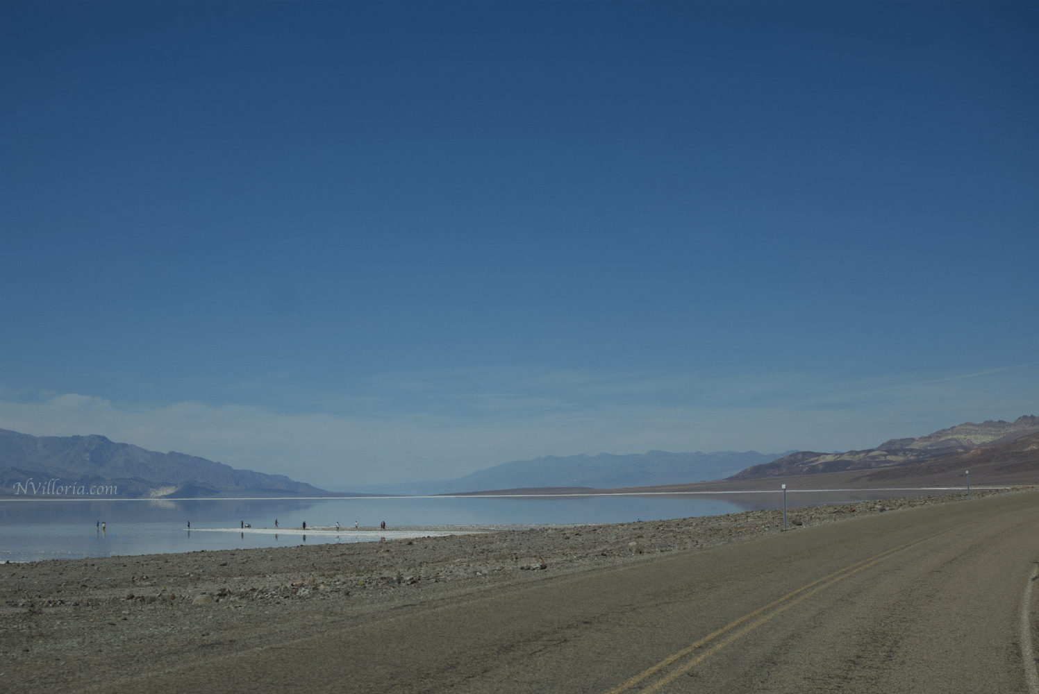 Lake Manly at Death Valley - via NVilloria.com