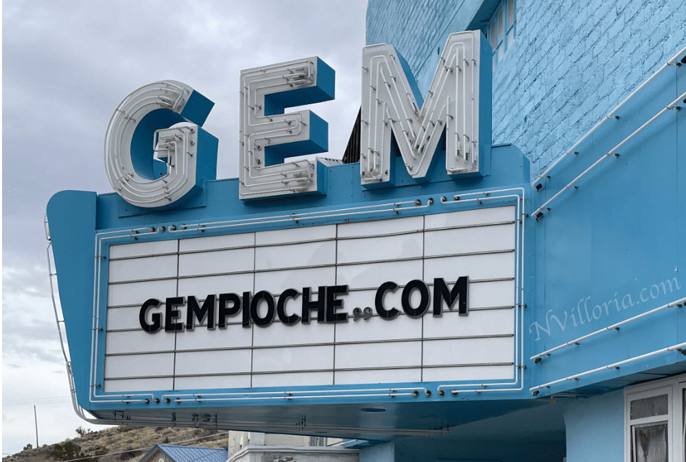 Building exteriors in Pioche, NV - via NVilloria.com