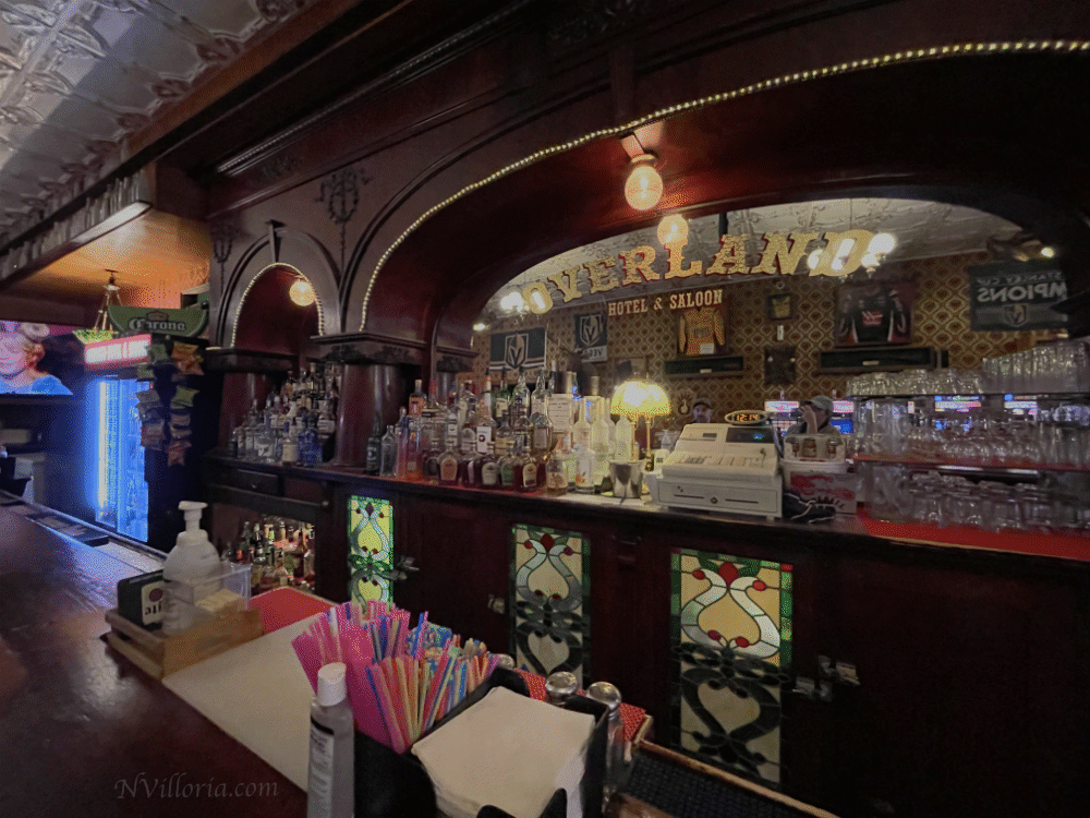 Inside the Overland Bar in Pioche, NV - - via NVilloria.com