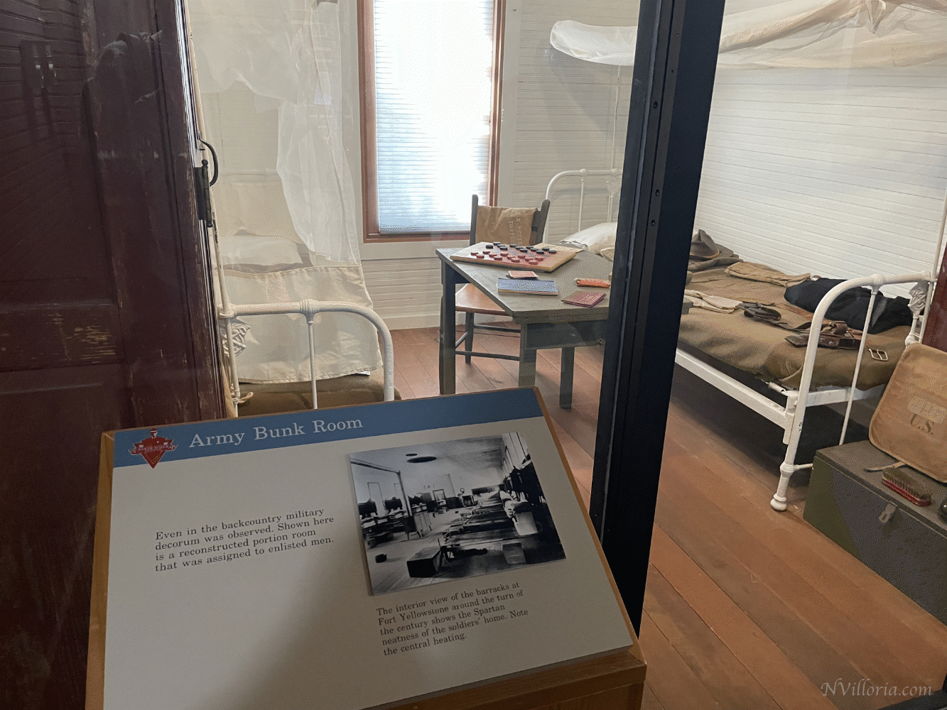 displays inside the Museum of the National Park Ranger at Yellowstone National Park - via NVilloria.com