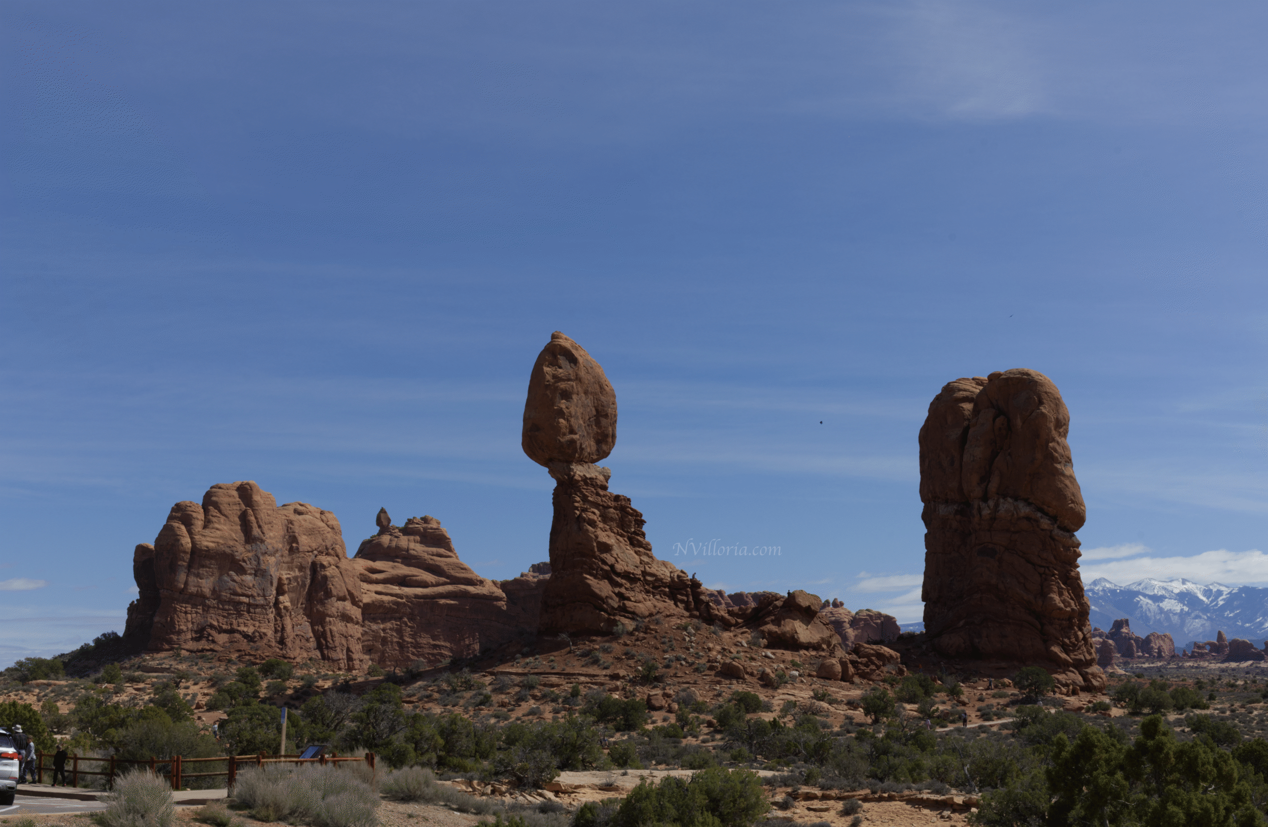 views from hiking at Arches National Park - via NVilloria.com