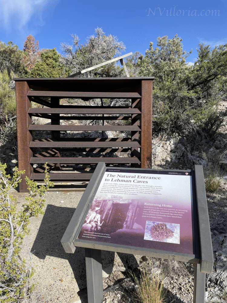 Natural entrance to Lehman Caves - via NVilloria.com Travel blog