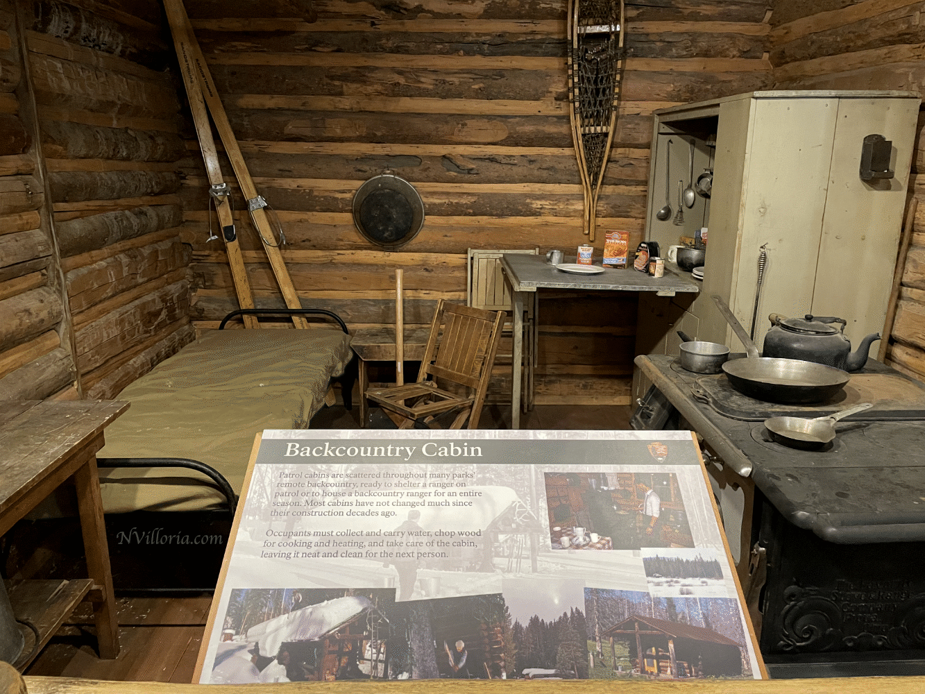 displays inside the Museum of the National Park Ranger at Yellowstone National Park - via NVilloria.com