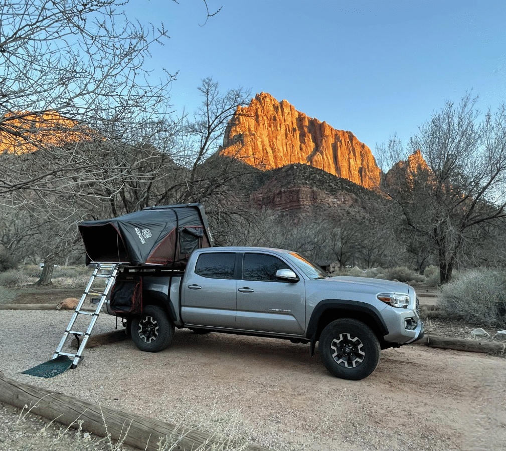 iKamper Skycamp Mini on a 5-foot bed Toyota Tacoma - via NVilloria.com 