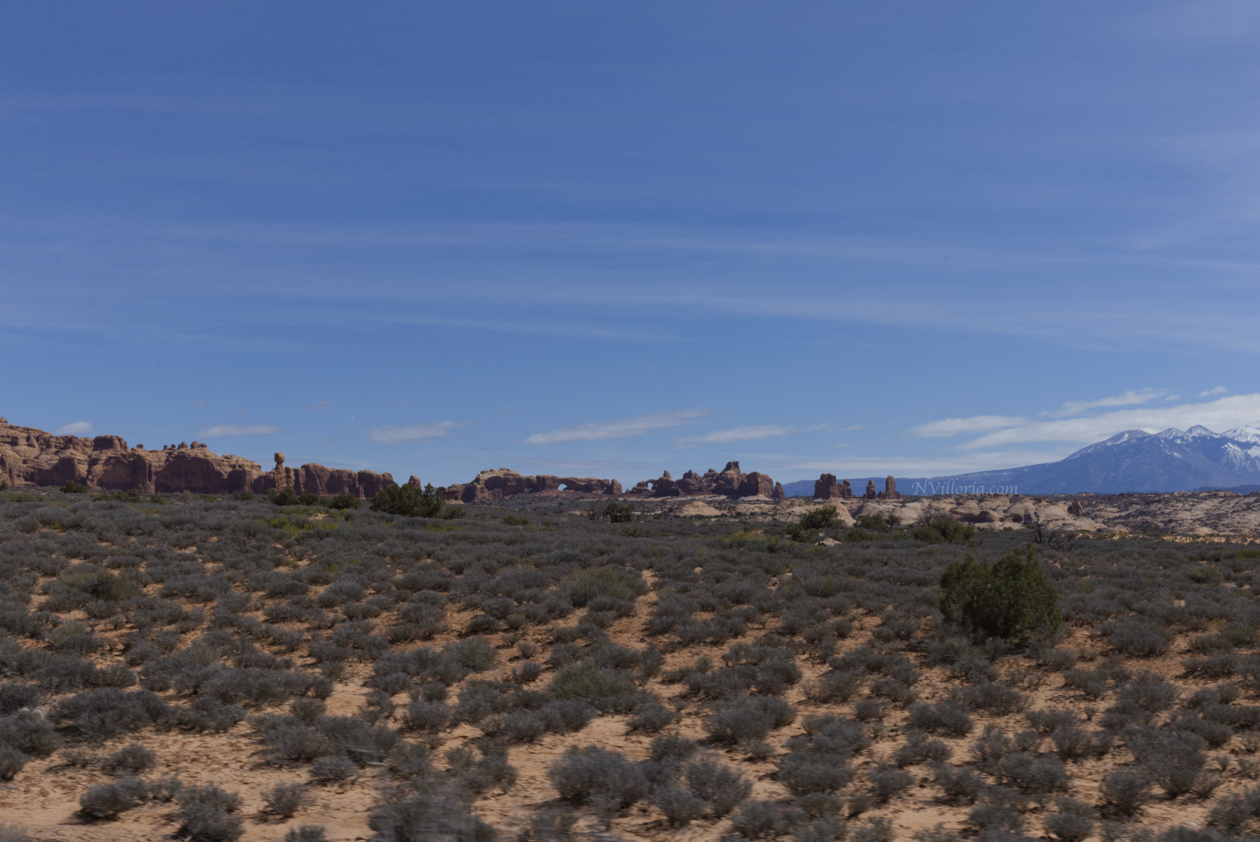 views from hiking at Arches National Park - via NVilloria.com