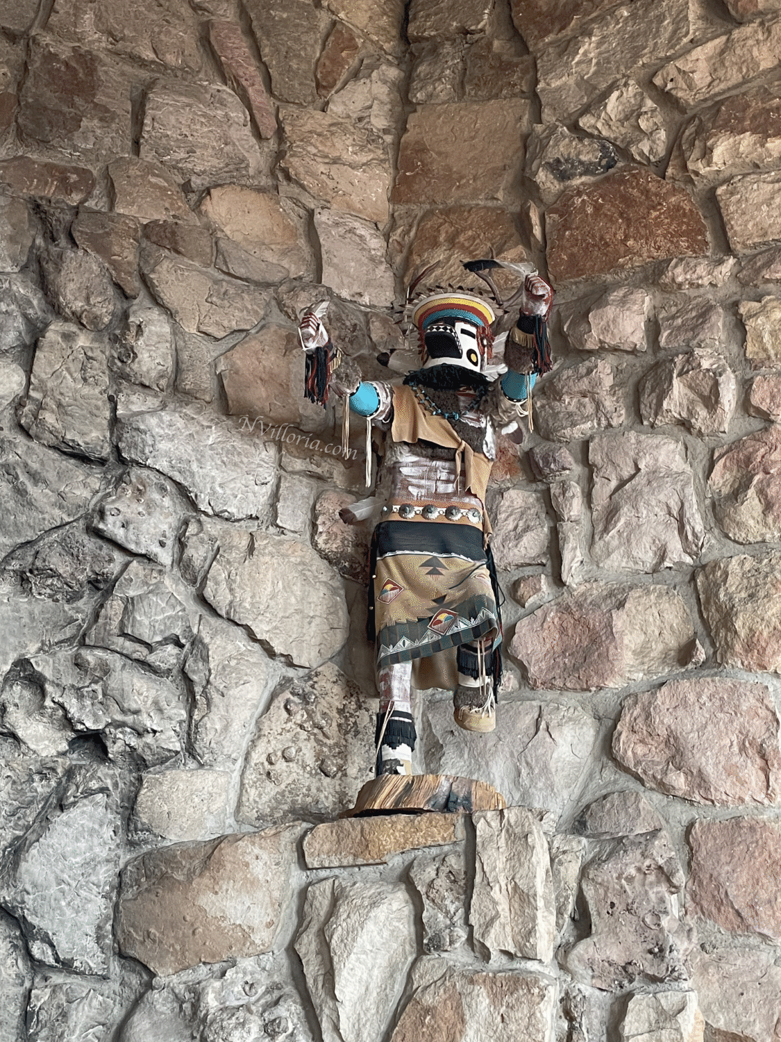 A large Kachina Doll inside the lodge at the Grand Canyon North Rim - via NVilloria.com