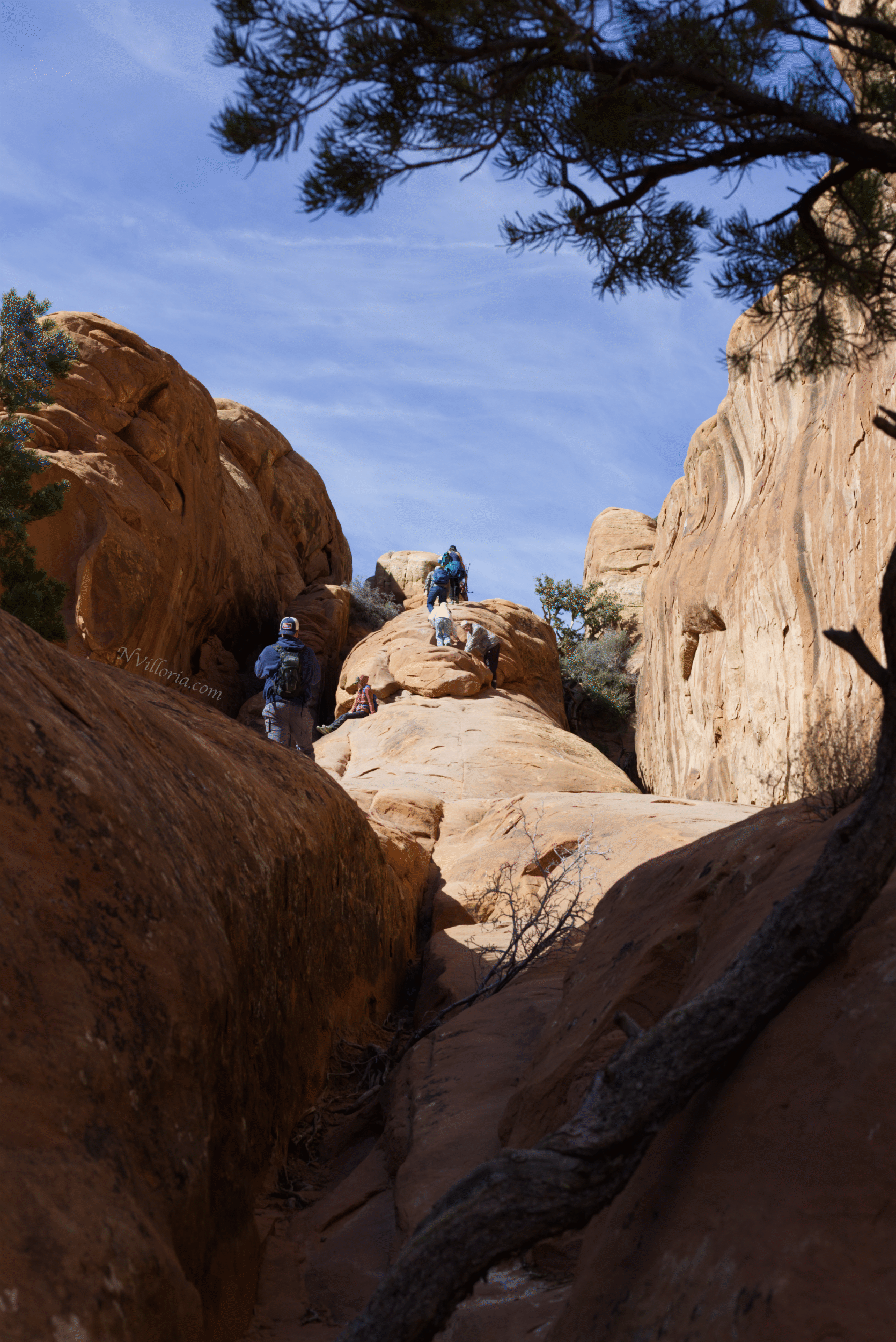 views from hiking at Arches National Park - via NVilloria.com