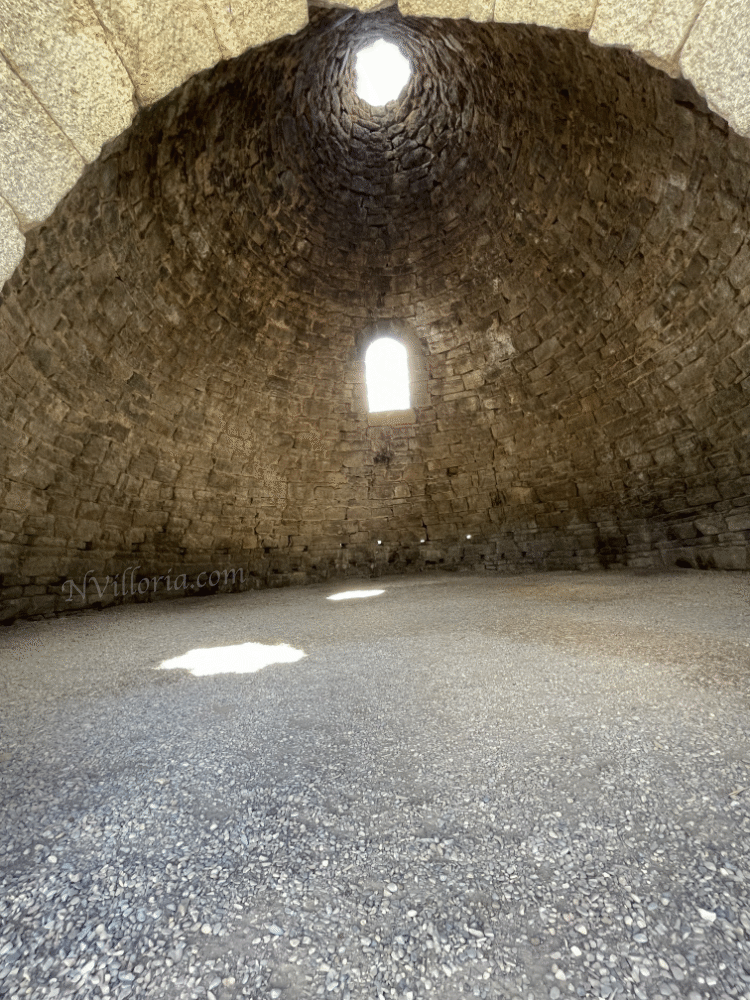 Inside a structure at the Ward Charcoal Ovens State Historic Park in Nevada - via NVilloria.com