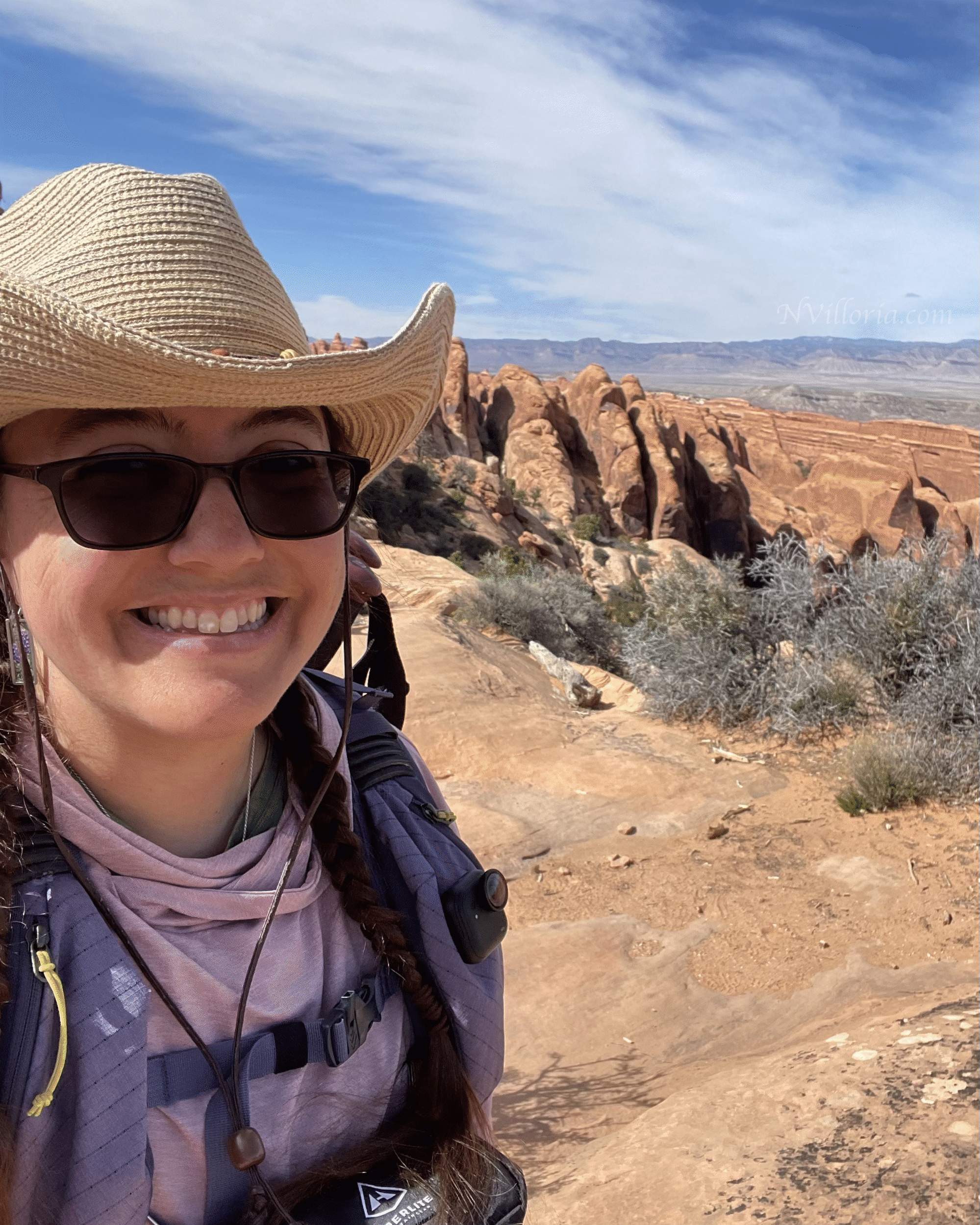 Nikki at Arches National Park - via NVilloria.com