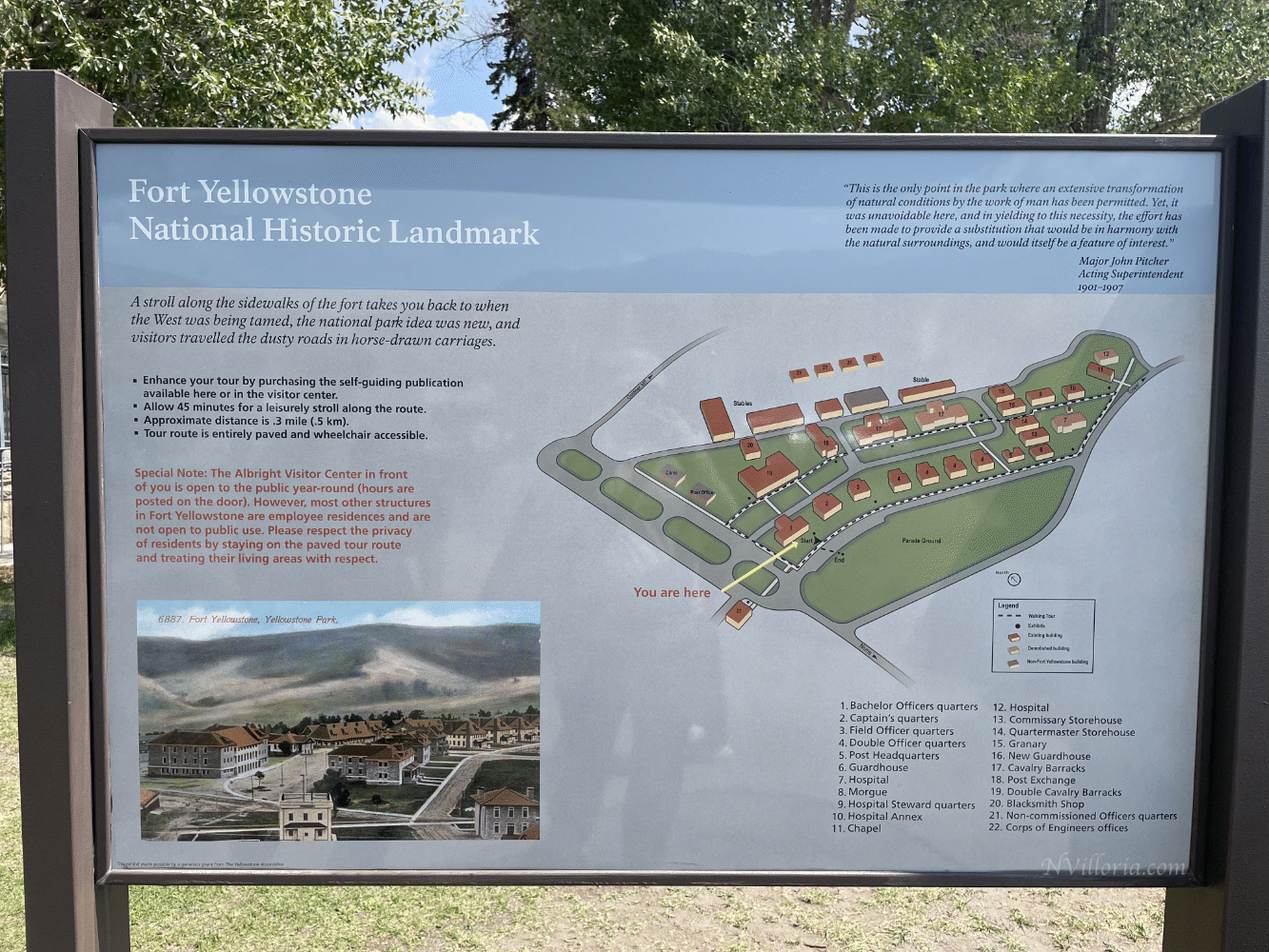 visitor center displays inside the Horace M. Albright Visitor Center at Yellowstone National Park - via NVilloria.com