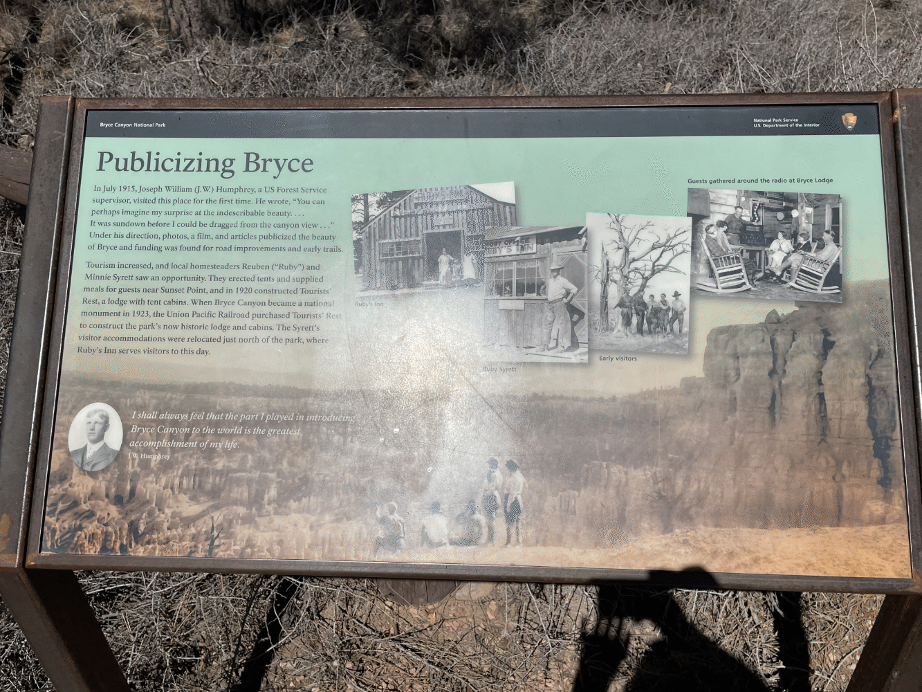 exhibit signage found at Bryce Canyon National Park - via NVilloria.com