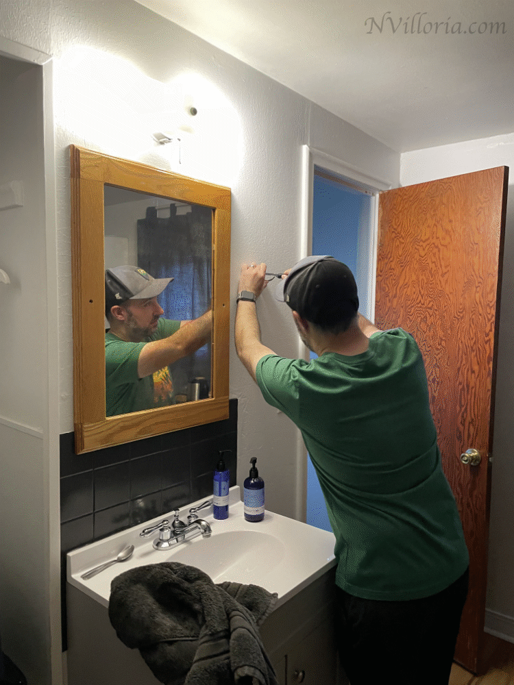 Jason inside a hotel room at the Stargazer Inn in Baker NV - via NVilloria.com travel blogason