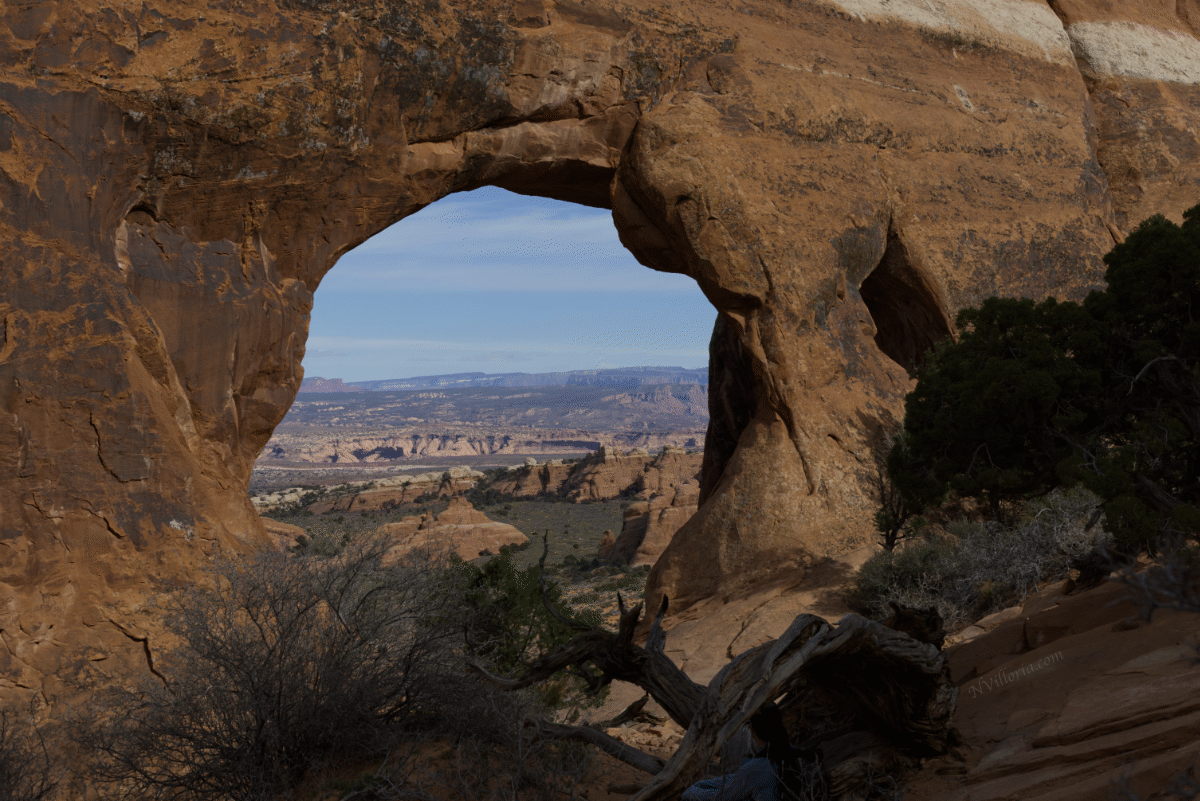 views from hiking at Arches National Park - via NVilloria.com