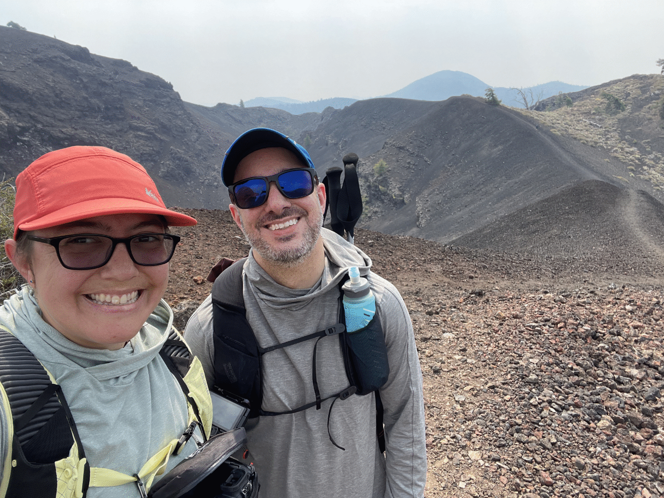 Nikki and Jason at Craters of the Moon - via NVilloria.com