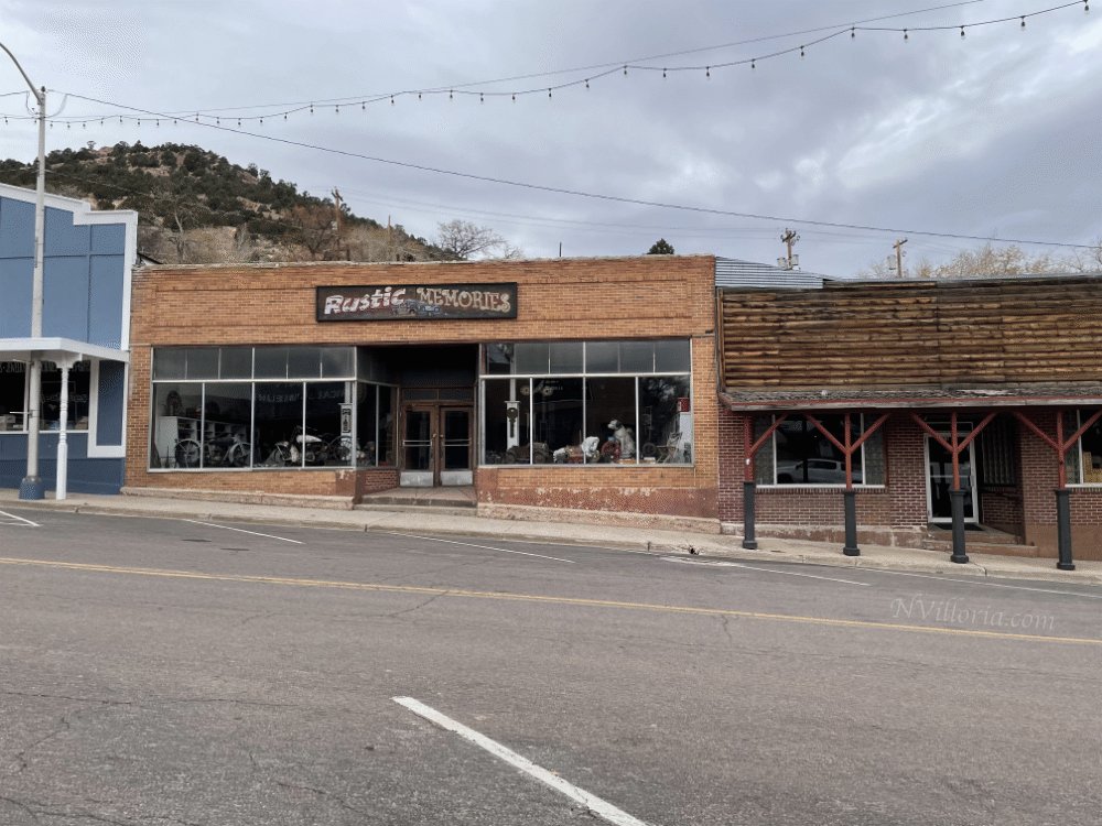 Building exteriors in Pioche, NV - via NVilloria.com