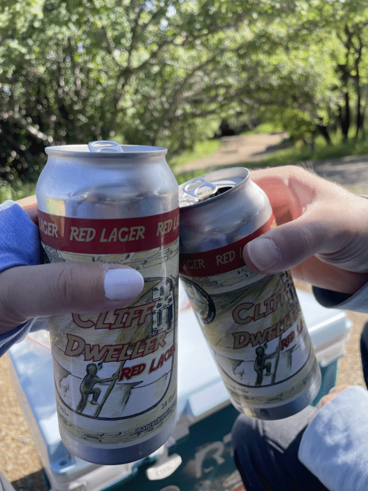 Two Cliff Dweller beers  
