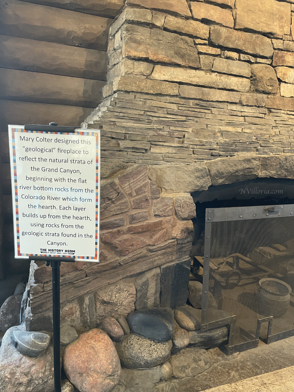 an inside look at the Bright Angel Lodge - via NVilloria.com