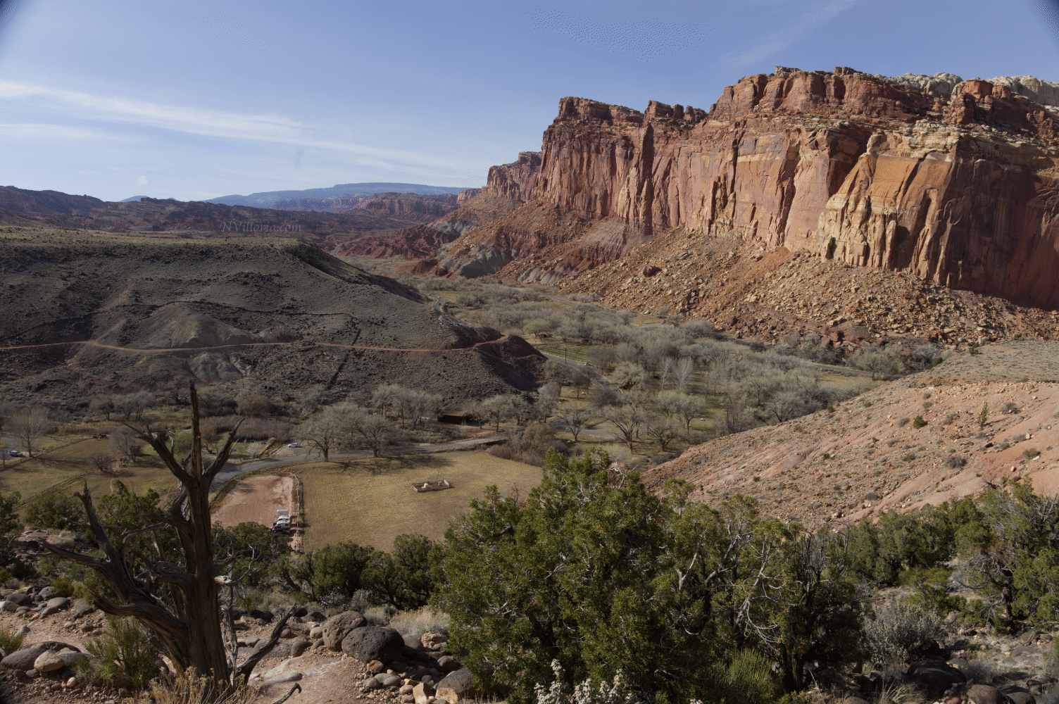 views over Capitol Reef National Park via NVilloria.com