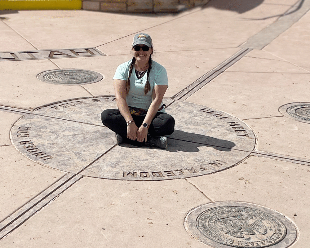 Nikki at Four Corners Monument via NVilloria.com