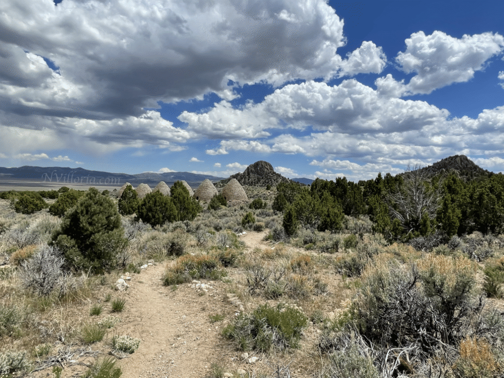 Views at the Ward Charcoal Ovens State Historic Park in Nevada - via NVilloria.com