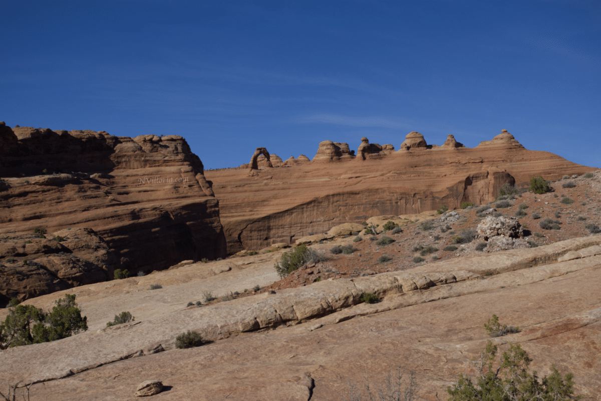 views from hiking at Arches National Park - via NVilloria.com