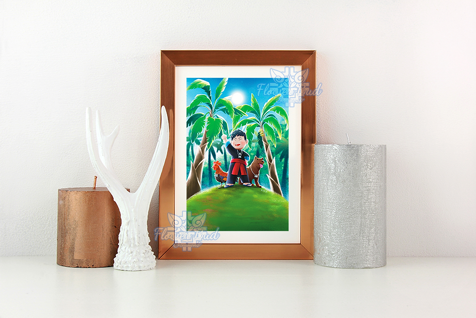 サムネイル： Little Heroes | Hmong Boy | Small Art Print | 4x6 Inches