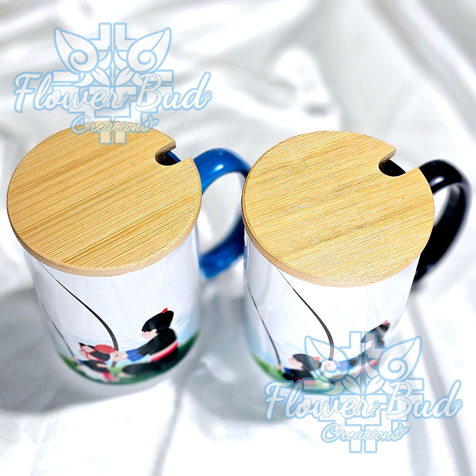 サムネイル： Father Son | Father Daughter Mug - Bamboo Lid Included