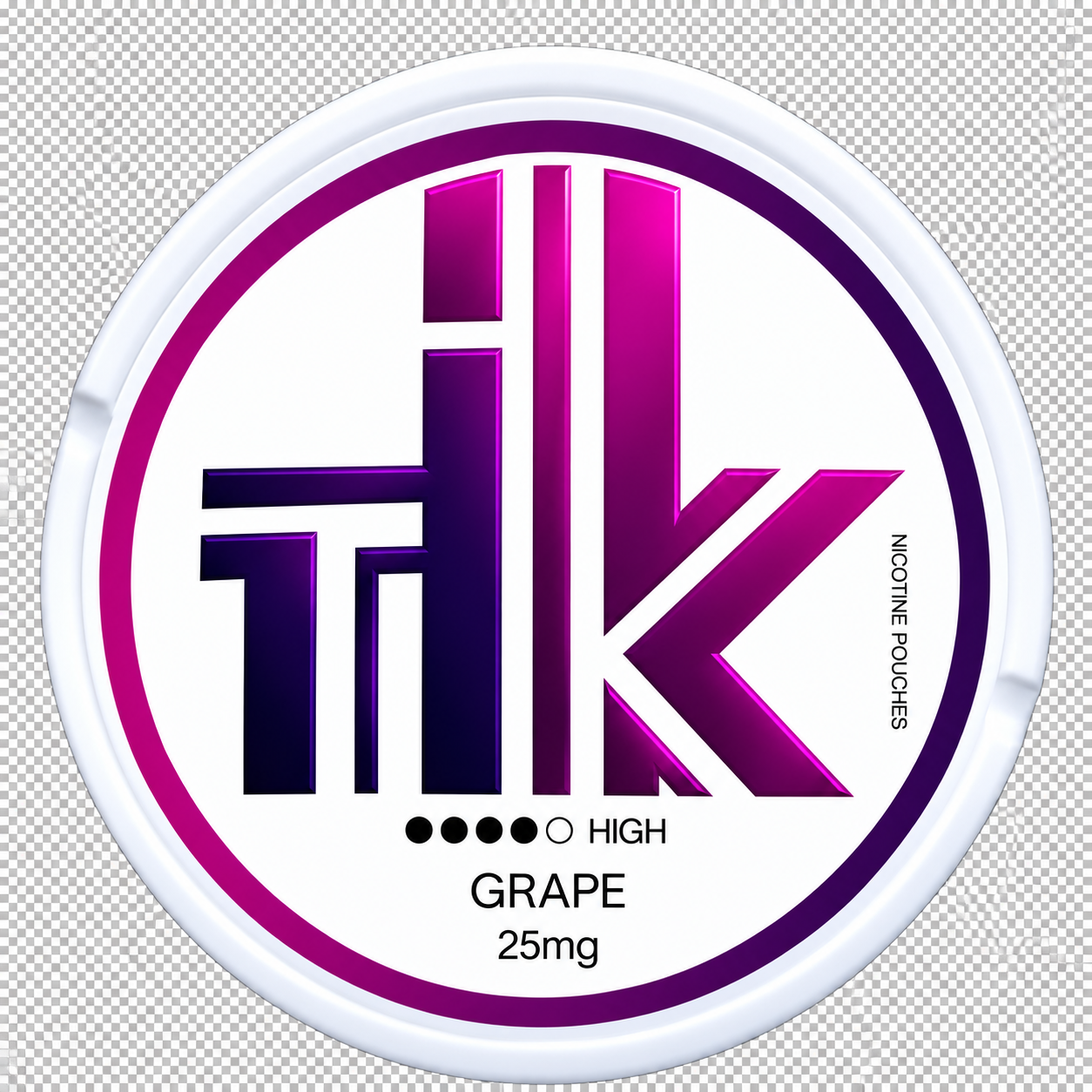 Tik Nic0t Pouches Slim - Grape - 25 Pouches
