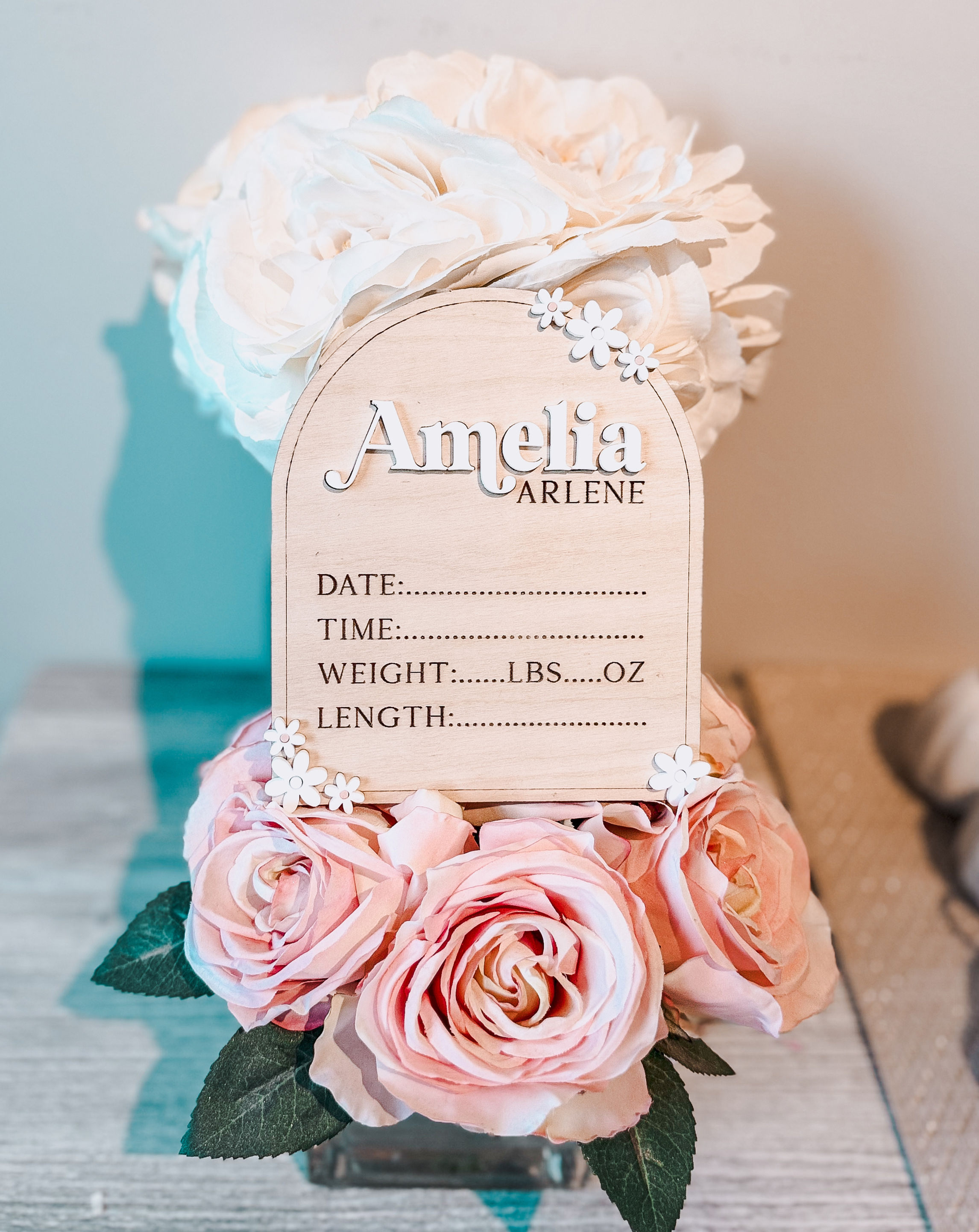 Baby Daisy Name Stat Arch