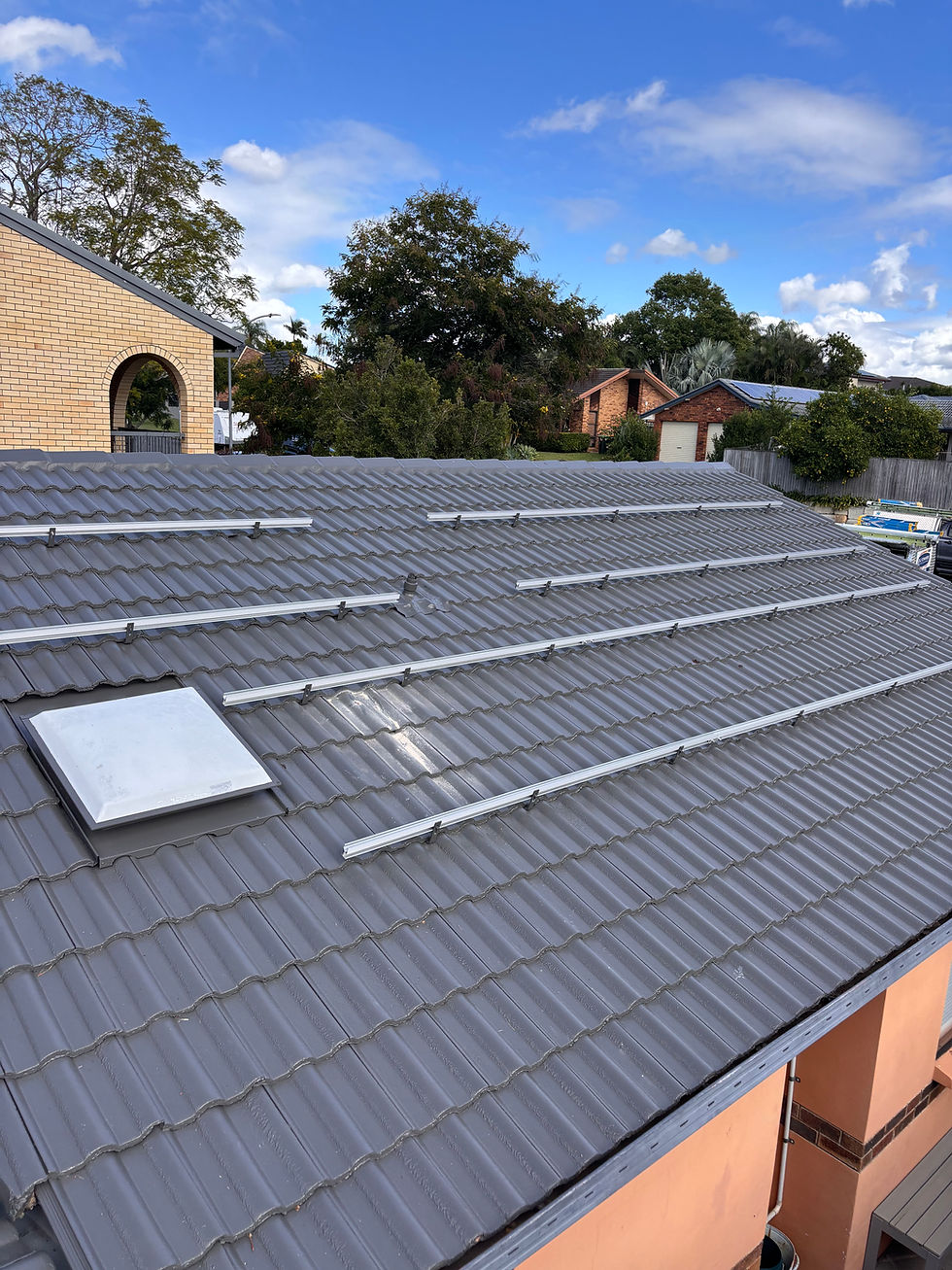 Solar Rail on roof