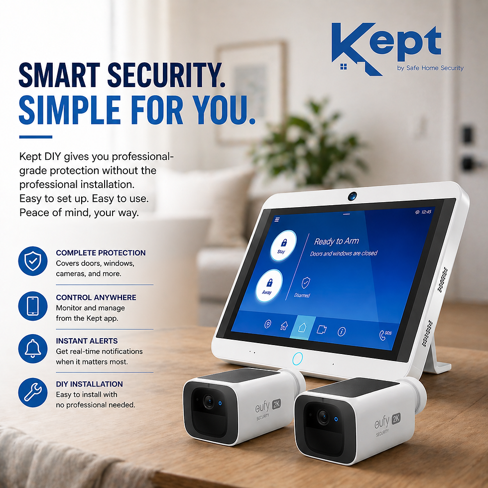 Smarter Home Security Made Simple with Kept DIY