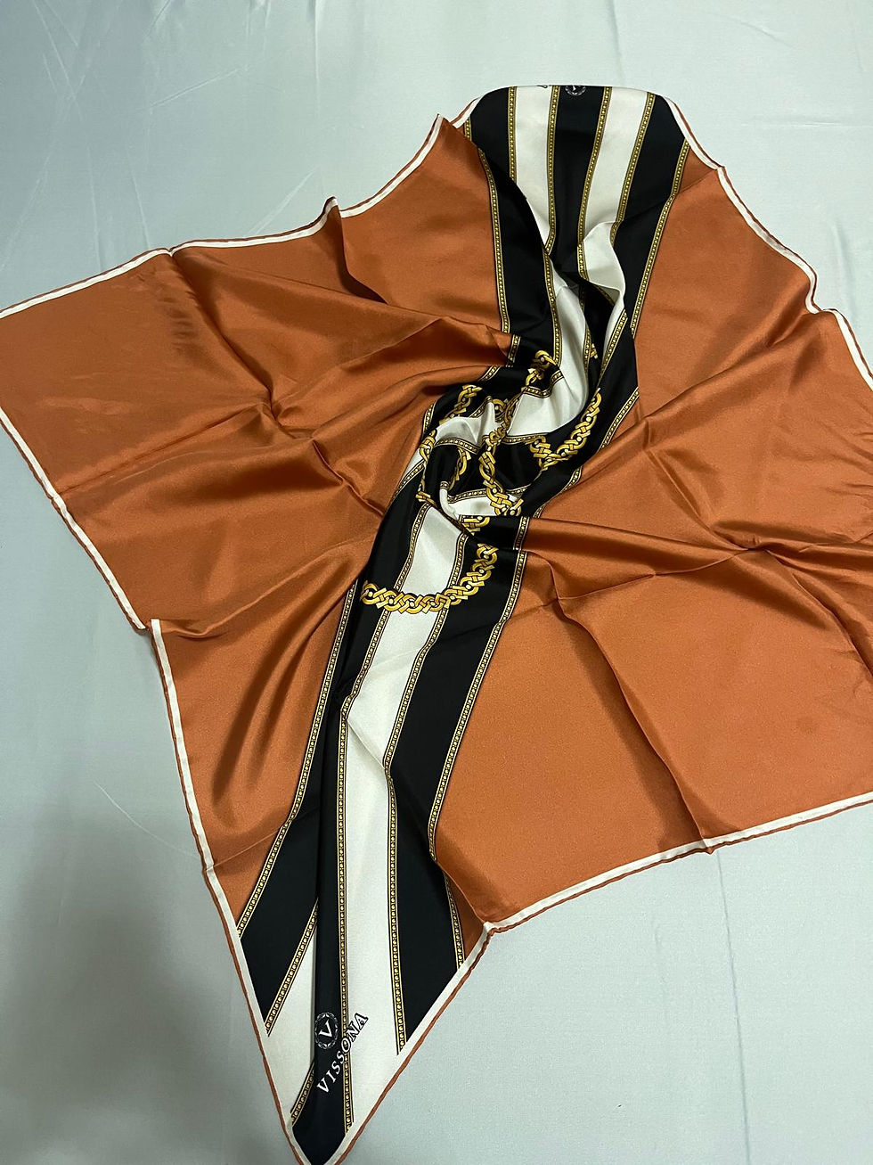 Küçük resim: Vissona Twill %100 İpek Eşarp