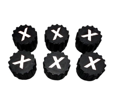 Thumbnail: Yamaha YXZ1000 Suspension Cover Caps - RC2 X2 Shocks